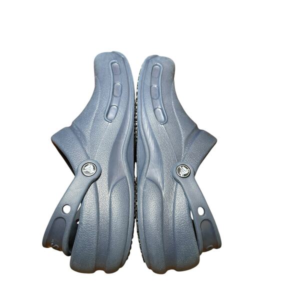 Crocs Men 9 Women 11 Bistro Work Clog Navy Blue Restaurant Non Slip Clog Shoe - Picture 9 of 11